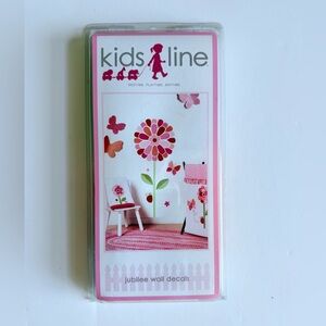 Jubilee Wall Decals Kids Line Multicolor Flower Leaves Steams New Sealed Vintage